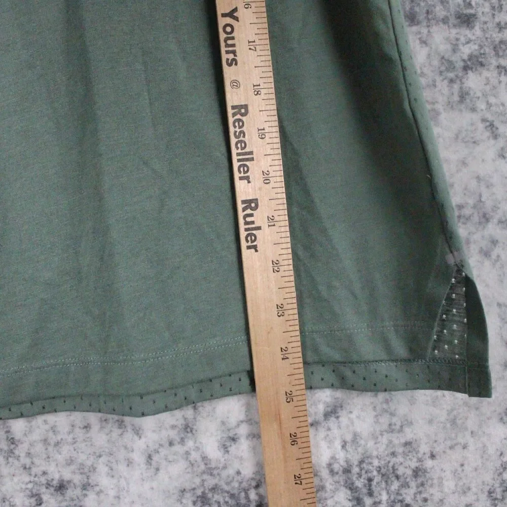 Nike Women’s Size XS Running Top T Shirt Short Sleeve Green AT4174-365